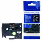 Brother TZe-315 kleeplint, must, 6 mm