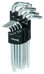 TORX ASTA keskmise suurusega v&otilde;tmete komplekt auguga, 10 osa, A-712TF2
