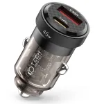 Auto laadija, 45W, 2 USB-A ja USB-C pesaga