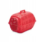 Kasside transpordikast Carry Sport, metallist, punane