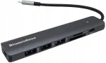Adapter HUB 7-&uuml;hes USB-C, HDMI 4K, USB 3.0, SD ja PD-ga