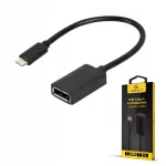 USB-C&ndash;DisplayPort adapterkaabel, 4K, 15 cm