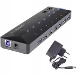 USB jagaja Renkforce RF-3806034, 7x USB 3.0
