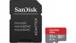 SANDISK Ultra MicroSDHC 32GB m&auml;lukaart