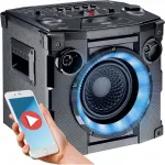 Kaasaskantav Bluetooth k&otilde;lar LED, 200W, karaoke funktsiooniga