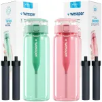 Vee pudelid filtritega Wessper Clarti 0,68 l, m&uuml;ndi- ja roosat v&auml;rvi, 4 filtrit