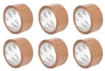 Pruun vaikselt kleepuv akr&uuml;&uuml;list pakenditeip, 48 mm x 60 yd