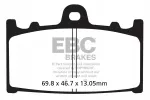 Piduriklotsid EBC FA366VLD, kroomitud, 1 tk