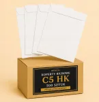 Valged kontori C5 &uuml;mbrikud, 500 tk