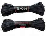 Paracord k&ouml;is, 30 m, 250 kg, 7 sisujuhet, must