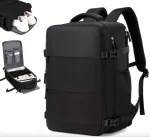 Reisiseljakott lennukisse 45x30x20 cm, sobib Wizzair lennule, USB-ga, FORPLANE