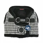 Soojad mustad rakmed-vestid koertele PUPPIA Shepherd, suurus XL