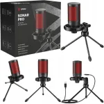 SAVIO SONAR PRO 01 kondensaator USB mikrofon statiiviga
