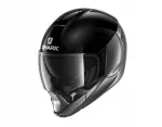 SHARK EVOJET DUAL mootorrattakiiver, must matt/hall, XS suurus