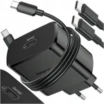 Kiirlaadija 45W GaN USB-C PD 3.0 QC 3.0 koos kaabliga