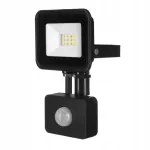 LED projektor SOLIS 10W PIR 230V IP44 k&uuml;lmvalge NAS-10WCPIR