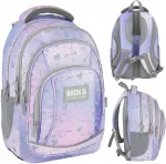 Koolikott BACKUP 26L A32, h&otilde;bedaste s&uuml;dametega, pastell ombre, mitme sektsiooniga