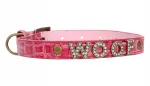 Koera kaelarihm Lolo Pets Woof, kirjadega, XS