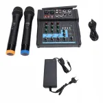 Mikser USB-ga, 2 mikrofoni sisendit, 4I