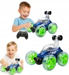 Puldiga juhitav sinine sportauto lastele