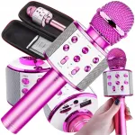 Juhtmevaba karaokemikrofon lastele Bluetoothi ja k&otilde;lariga