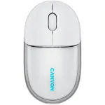 Juhtmevaba vaikne hiir Canyon 2.4 GHz/BT, USB-C, valge