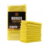 Mikrokiust lapid WORK STUFF WORKER YELLOW, 40x40 cm, 320 GSM, 10 tk