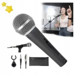 Karaoke mikrofon 3 m pikkuse XLR kaabliga