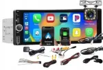 Auto 1DIN raadio navigatsioon CarPlay, Android Auto, kaartide, Bluetoothi, USB, 2GB/64GB-ga