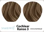 Kleebis Cochlear Kanso 3 protsessori kaanele, pruunid juuksed