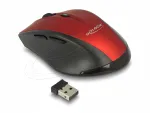Juhtmevaba optiline hiir Delock 12493, ergonoomiline, 5 nuppu, 2,4 GHz