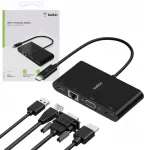 USB-C jagaja BELKIN, HDMI, VGA, USB, LAN