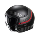 Motorratturi kiiver HJC V31 Byron L, must/punane, matt viimistlus