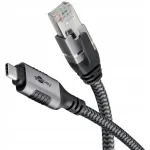 Ethernet adapteri kaabel CAT.6 FTP USB-C 3.1 (A t&uuml;&uuml;p) RJ45, 3 m