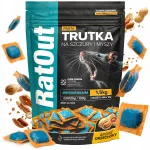 N&auml;riliste m&uuml;rk Ratout Nutty Brodifacoum pasta 1,5 kg
