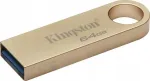 Kingston DataTraveler SE9 G3 USB m&auml;lupulk, 64 GB, USB 3.2 Gen 1, 220 MB/s, kuldne