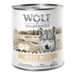 Wolf of Wilderness konserveeritud koeratoit linnuliha ja k&uuml;&uuml;likuliha seguga, 6 x 800 g