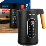 Juhtmevaba elektriline veekeetja, must, 1,7 l, 2500 W, temperatuuri reguleerimisega