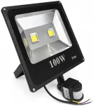 V&auml;lis-LED-projektor liikumisanduriga 100W
