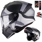 Mootorratturi kiiver MT GENESIS R SV LANCER, must/hall, ECE 22.06, blendaga