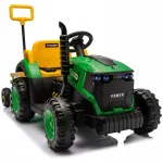 Elektriline traktor haagisega, puldist juhitav, 12V7Ah, LED-tuled