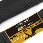 Parachordi n&ouml;&ouml;r Paracord 550, 30 m, 4 mm, kuni 250 kg, nailonist