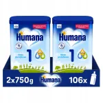 Piimasegu Humana 1 HMO beebidele alates 6 kuud, 2 x 750 g