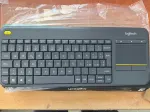 Traadita klaviatuur Logitech K400 Plus, QWERTY, itaalia