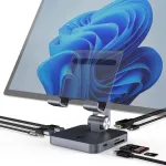 USB-C 8-in-1 dokijaam HDMI 4K, 100W PD ja kaardilugejaga