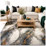 NOVO Marble elutoa vaip, 160x200 cm, pehme, libisemiskindel