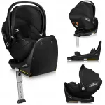 Autotooliga iste Lionelo Moxie I-Size Black Carbon ISOFIX SWIVEL baasil