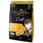 Kuiv kassitoit Prospera Plus Indoor 1+ l&otilde;hega, pikakarvalistele kassidele, 0,4 kg
