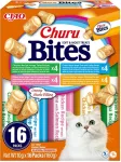 INABA Churu Bites kasside maiused kanaga, mitme maitsega, 16 x 10 g