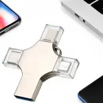 256 GB 4in1 USB-m&auml;lupulk, iOS, Type-C, MicroUSB, OTG, h&otilde;bedane